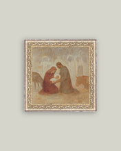 Load image into Gallery viewer, The Birth of Christ Nativity Framed Art (Various Sizes)