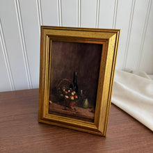 Load image into Gallery viewer, Vintage Style Moody Fruits In Basket Art Print Framed 4x6