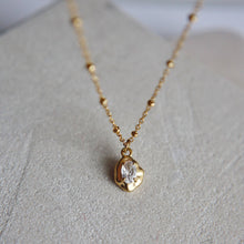 Load image into Gallery viewer, Raina Pebble Pendant Necklace