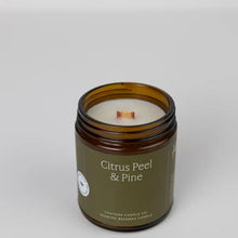 Load image into Gallery viewer, Citrus Peel & Pine Essential Oil Candle