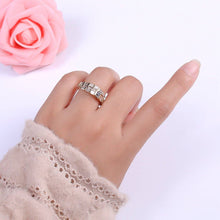 Load image into Gallery viewer, Gold Filled Baguette Eternity Ring