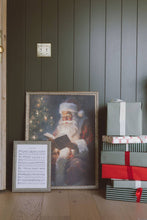 Load image into Gallery viewer, Classic Santa Framed Antique Art 8x10