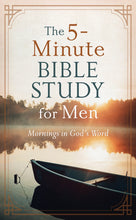 Load image into Gallery viewer, The 5-Minute Bible Study For Men: Mornings in God's Word