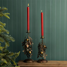 Load image into Gallery viewer, Harvest Oak Taper Holder (2 Sizes)
