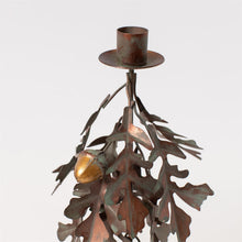 Load image into Gallery viewer, Harvest Oak Taper Holder (2 Sizes)