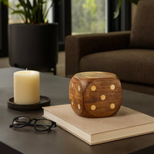Load image into Gallery viewer, Mango Wood Dice Box Game Set