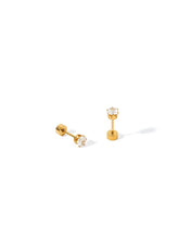Load image into Gallery viewer, Screwback Stud Earrings - Helen Gold