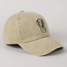 Load image into Gallery viewer, Golden Retriever Line Drawing Embroidery Cap