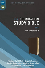 Load image into Gallery viewer, NIV Foundation Study Bible, Brown Leathersoft