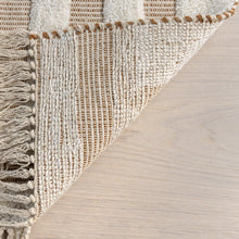 Load image into Gallery viewer, Merrick Tasseled Cotton and Wool Area Rug (Rust)