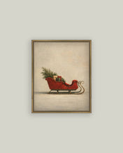 Load image into Gallery viewer, Open Sleigh Framed Art 8x10