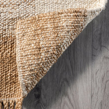 Load image into Gallery viewer, Fletcher Casual Jute Middle Tassel Area Rug (Various Sizes)