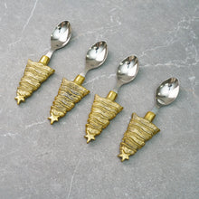 Load image into Gallery viewer, Christmas Tree Mini Spoon (Gold)