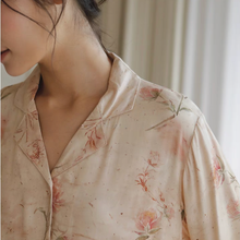 Load image into Gallery viewer, Vintage Rose Short-Sleeve Pajama Set
