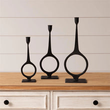 Load image into Gallery viewer, Round Taper Candle Holders (Set of 3)