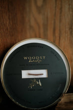 Load image into Gallery viewer, Driftwood & Vetiver Solid Brass 14oz Pure Soy Candle