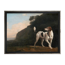 Load image into Gallery viewer, Framed Vintage Oil Painting Reproduction of Hunting Dogs 24x18