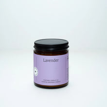 Load image into Gallery viewer, Lavender Essential Oil Beeswax Wooden Wick Jar Candle