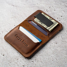 Load image into Gallery viewer, The Gates Leather Bifold Money Clip Front Pocket Wallet | Holtz Leather Co.