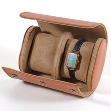 Load image into Gallery viewer, Portable PU Leather Watch Roll Organizer (Various Colors)