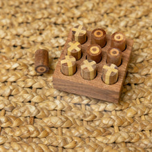 Load image into Gallery viewer, Tic Tac Toe Wooden Game