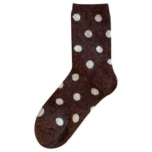 Load image into Gallery viewer, Color Block Thicken Polka Dot Socks (Various Colors)