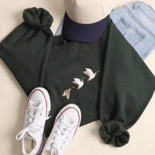 Load image into Gallery viewer, Flying Mallard Embroidered Heavyweight Fleece Sweatshirt