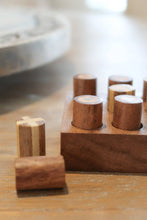 Load image into Gallery viewer, Tic Tac Toe Wooden Game