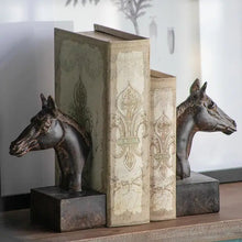 Load image into Gallery viewer, Horse Head Bookends