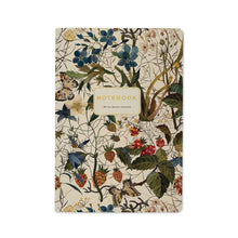 Load image into Gallery viewer, Forest Flowers On White Notebook