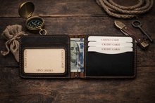 Load image into Gallery viewer, Leather Money Clip Wallet