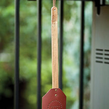 Load image into Gallery viewer, Acacia and Leather Fly Swatter