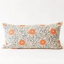 Load image into Gallery viewer, Terracotta Floral Reversible Lumbar Pillow