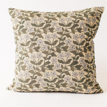 Load image into Gallery viewer, Mini Peach Floral Reversible Throw Pillow