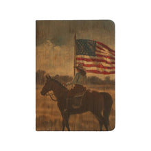 Load image into Gallery viewer, Vintage Woman Rider With Flag Journal