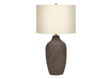 Load image into Gallery viewer, Gray Resin Contemporary Table Lamp