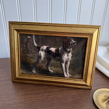 Load image into Gallery viewer, Vintage Style Brown Dog Framed Art Print 4x6