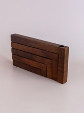 Load image into Gallery viewer, Swivel Wood Taper Candle Holder