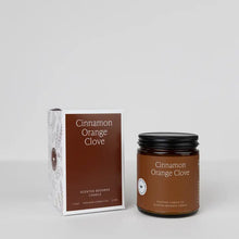 Load image into Gallery viewer, Cinnamon Orange Clove Essential Oil Beeswax Candle