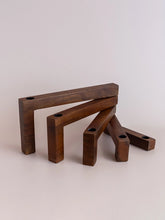 Load image into Gallery viewer, Swivel Wood Taper Candle Holder