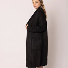 Load image into Gallery viewer, Knitted Shawl Collar Long Cardigan (Various Colors)