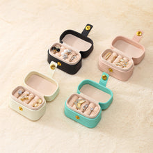 Load image into Gallery viewer, Solid Color Portable Earring Storage Box (Various Colors)