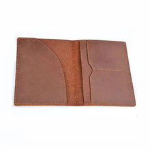 Load image into Gallery viewer, Genuine Leather Passport Cover