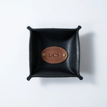 Load image into Gallery viewer, The Monticello Fine Leather Desk Valet Caddy Tray | Holtz Leather Co.