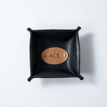 Load image into Gallery viewer, The Monticello Fine Leather Desk Valet Caddy Tray | Holtz Leather Co.