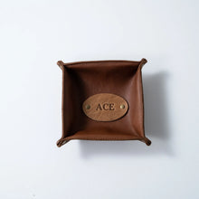 Load image into Gallery viewer, The Monticello Fine Leather Desk Valet Caddy Tray | Holtz Leather Co.