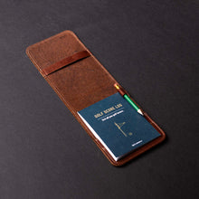 Load image into Gallery viewer, Fine Leather Golf Scorecard Holder Golf Logbook | Holtz Leather Co.