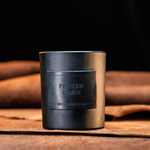 Load image into Gallery viewer, Frozen Oasis Leather Patch Candle | Holtz Leather Co.