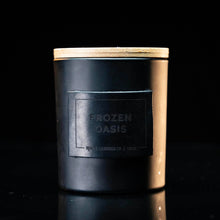 Load image into Gallery viewer, Frozen Oasis Leather Patch Candle | Holtz Leather Co.