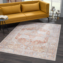 Load image into Gallery viewer, Rust Maayon Washable Rug [Online Only[